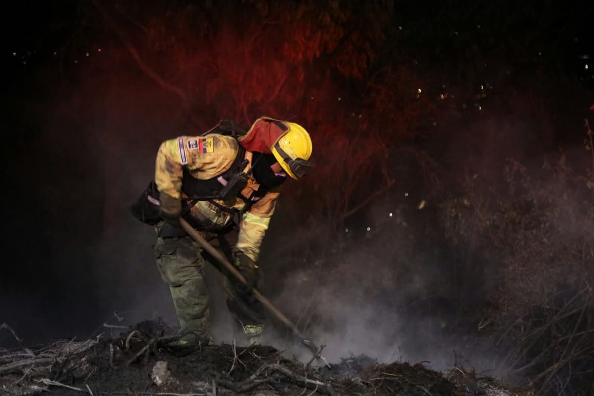 Quito: sospechoso de causar incendio espera una audiencia