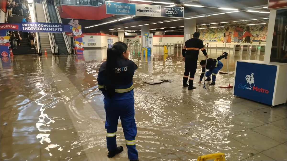El cordonazo de Quito afectó una estación de El Metro